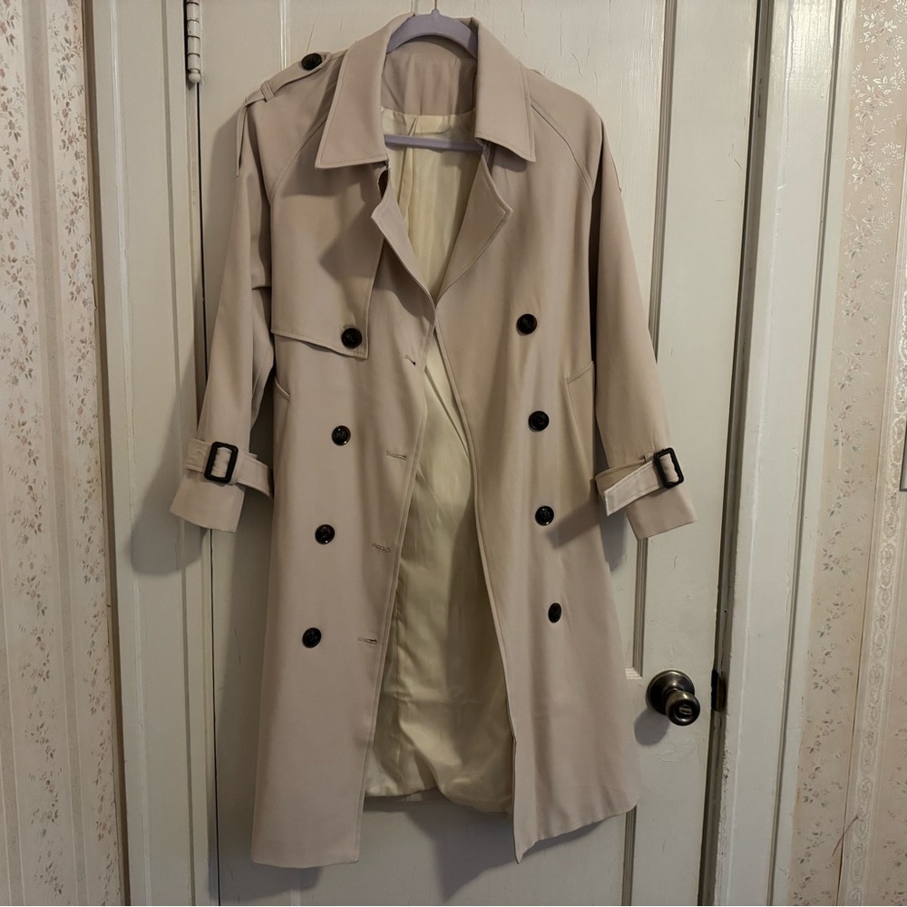 Women trench Coat slim fit long jacket